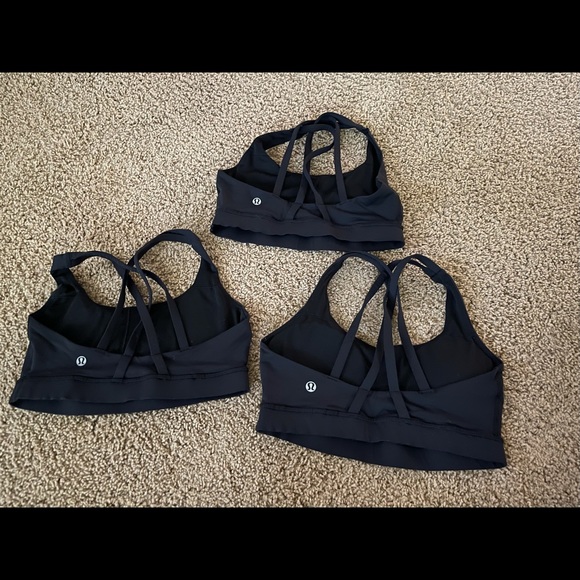 lululemon athletica Other - Pack of 3 Lululemon Energy Bras Size 6